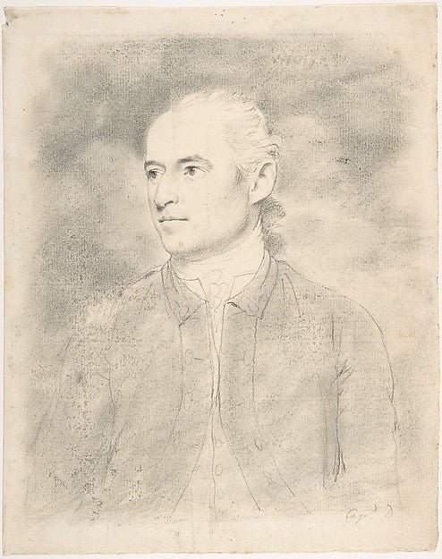 Captain Downman  the artist's brother c1776-John Downman,  Poster Print Wall Art