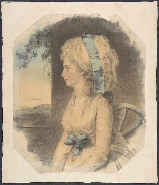 Miss Mary Cruikshank  only sister of James Cruikshank 1781-Joh,16x12