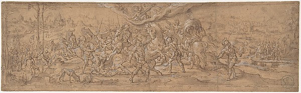 Conversion of St. Paul 1538-Circle of Pieter Coecke van Aelst,  Poster Print Wall Art