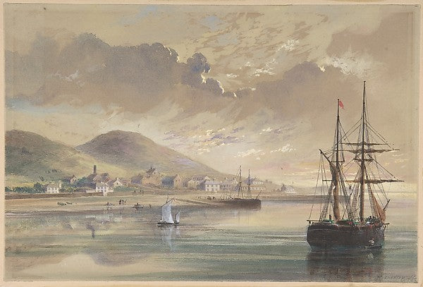 Valentia in 1857-1858 at the Time of the Laying of the Former,  Poster Print Wall Art