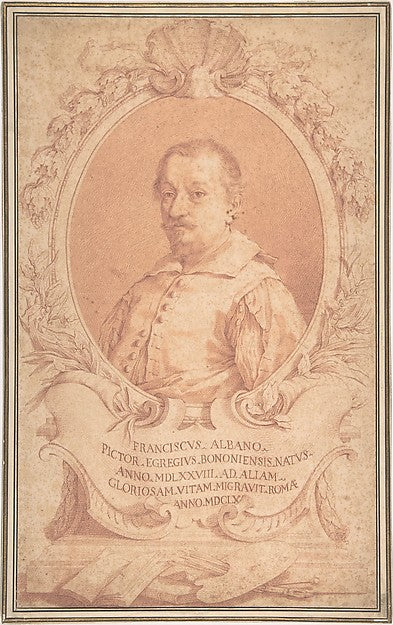 Portrait of Francesco Albani 1680–1758-Attributed to Sempronio,  Poster Print Wall Art