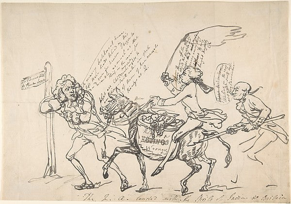 The Q A loaded with the spoils of India and Britain  March 6 ,  Poster Print Wall Art