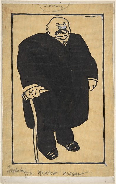 J. Pierpont Morgan c1906-Joseph W. Simpson,  Poster Print Wall Art