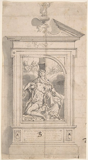 Pietà  c1590–1600-Peter Candid , Poster Print