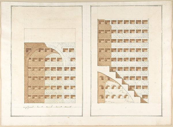 Two Sections of a Columbarium 1710–27-Pietro Paolo Coccetti ,  Poster Print Wall Art