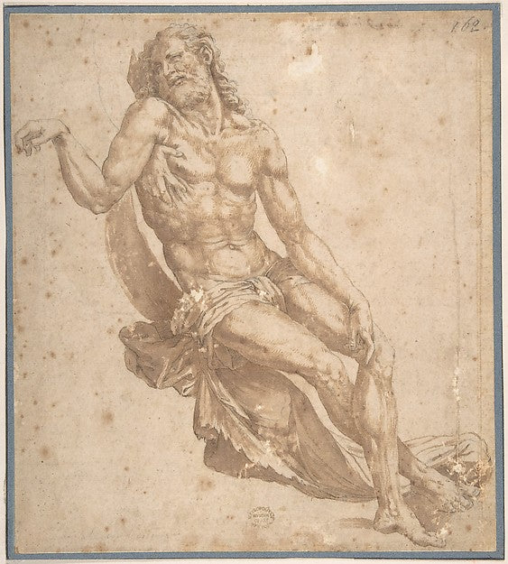 Study for Christ in The Entombment 16th cent-Bartolomeo Neroni,  Poster Print Wall Art