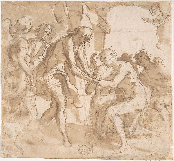 Descent of Christ into Limbo 16th cent-Anonymous, Italian, 16t,16x12"(A3) Poster