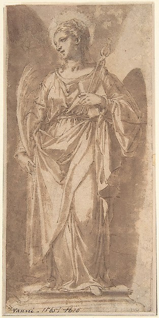 Saint Apollonia of Alexandria 17th cent-Anonymous, Italian, Ro,16x12"(A3) Poster