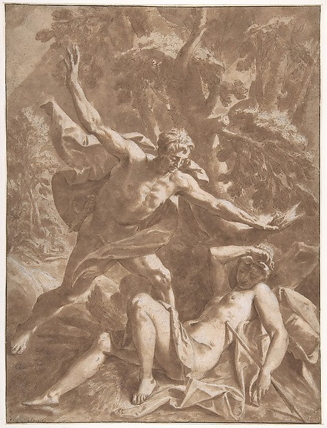 Cephalus and Procris 16th cent-Anonymous, Netherlandish, 16th,16x12"(A3) Poster