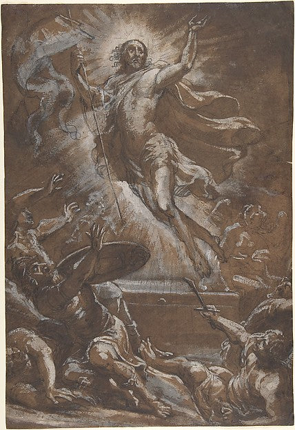 The Resurrection of Christ n.d.-Attributed to Denijs Calvaert, Poster Print