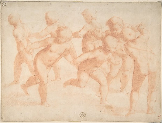 Children Dancing 16th cent-Anonymous, Italian, 16th cent,16x12"(A3) Poster