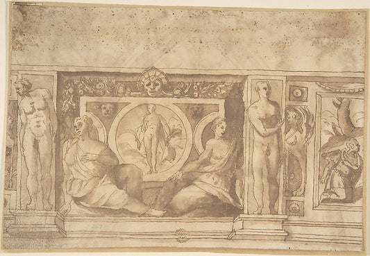 Frieze 16th cent-Anonymous, Italian, 16th cent,16x12"(A3) Poster