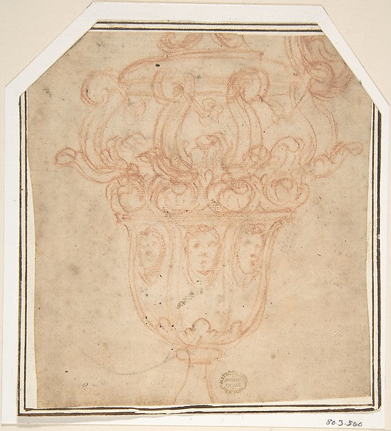 Vase 16th cent-Anonymous, Italian, 16th cent ,16x12