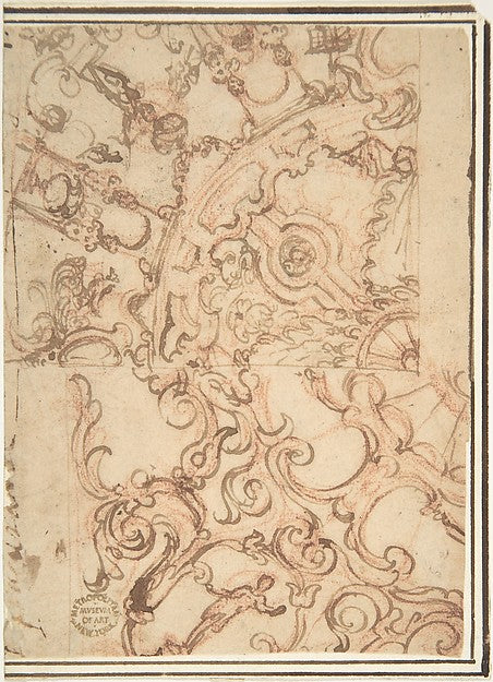 Ceiling Decoration 16th cent-Anonymous, Italian, 16th cent,16x12"(A3) Poster