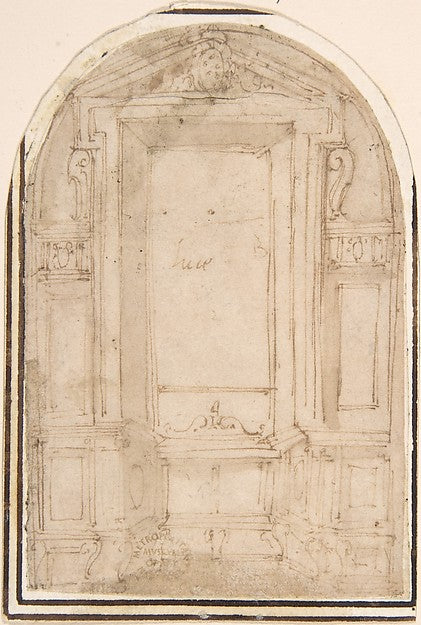 Window 16th cent-Anonymous, Italian, 16th cent,16x12"(A3) Poster