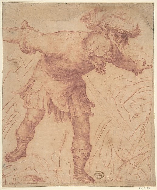 King Saul 1611 or later-Anonymous, Dutch, 17th cent, After a d,  Poster Print Wall Art