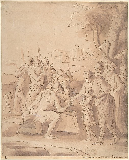 Joseph Sold by His Brothers 17th cent-Anonymous, Italian, Roma,16x12"(A3) Poster