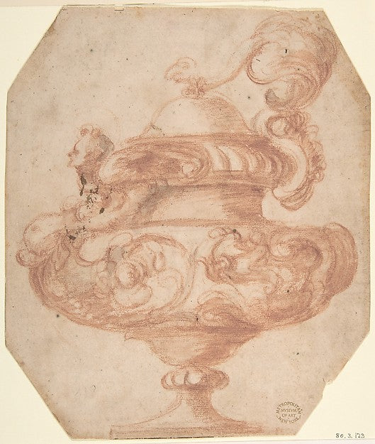A Vase 16th cent-Anonymous, Italian, 16th cent,16x12"(A3) Poster