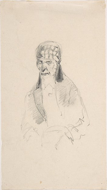Man with a turban-Félicien Rops,  Poster Print Wall Art