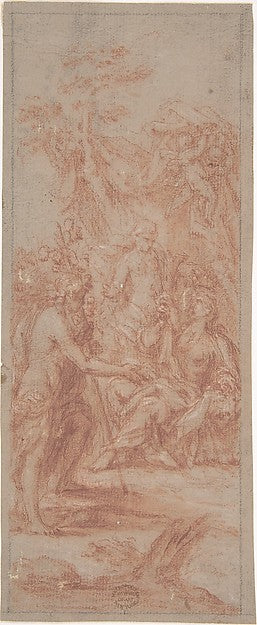 Bacchus and Ariadne 17th cent-Anonymous, Italian, Roman-Bologn,16x12"(A3) Poster