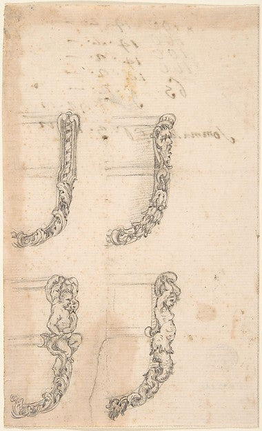 Four Designs for Buckles or Clasps 17th–18th cent-Anonymous, I, Poster Print