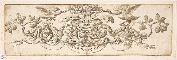 Design for a Vignette Accompanying a Publication on the Greek,16x12"(A3) Poster