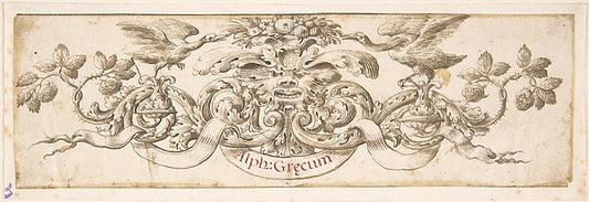 Design for a Vignette Accompanying a Publication on the Greek,16x12"(A3) Poster