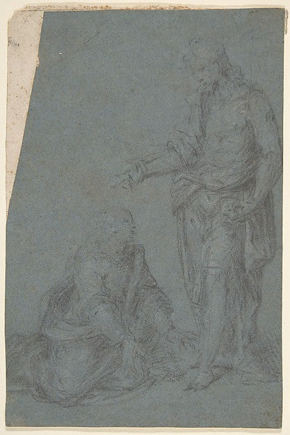 Noli me tangere 1580–1610-Anonymous,Italian,Florentine,16th,  Poster Print Wall Art