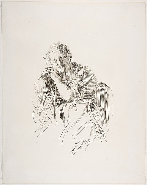 Margit late 19th–early 20th cent-Anders Zorn,16x12"(A3) Poster