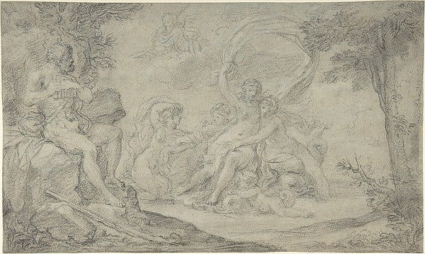 Polyphemus and Galatea 18th cent-Anonymous, Italian, first hal,16x12"(A3) Poster
