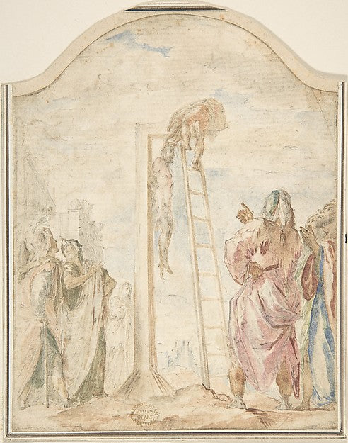 An Execution 18th cent-Anonymous, Italian, Venetian, 18th cent,16x12"(A3) Poster