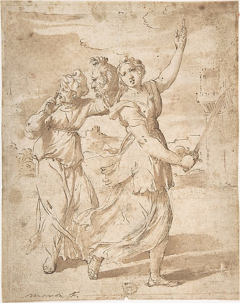 Judith with the Head of Holofernes 18th cent–early 19th cent-A,16x12"(A3) Poster