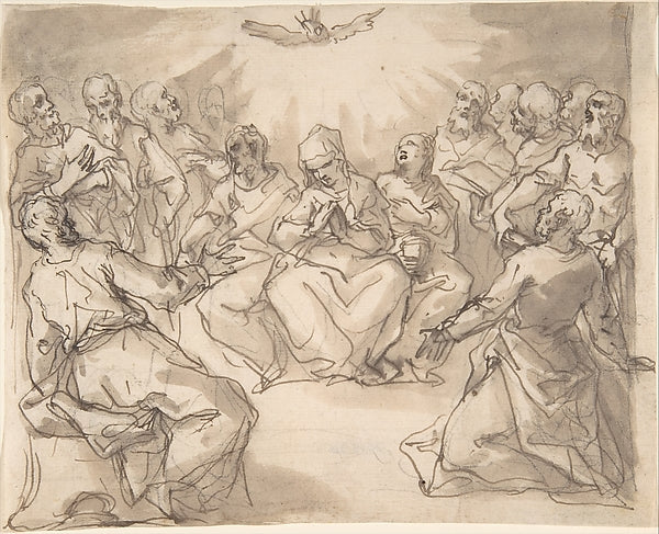 The Descent of the Holy Ghost late 16th–early 17th cent-Hans R, Poster Print