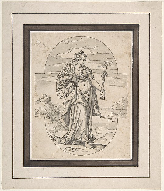 Allegory of Faith 1620–49-Hans Friedrich Schorer ),  Poster Print Wall Art