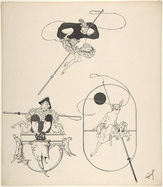 Three Vignettes for Book Illustration late 19th–early 20th cen,  Poster Print Wall Art