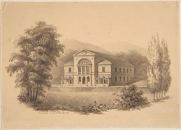 Design for a Theatre 1800–1845-Clemens Wenzel Coudray,  Poster Print Wall Art