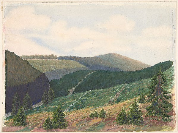 Landscape 1925-W. E. Cyrenius, 20th cent),  Poster Print Wall Art
