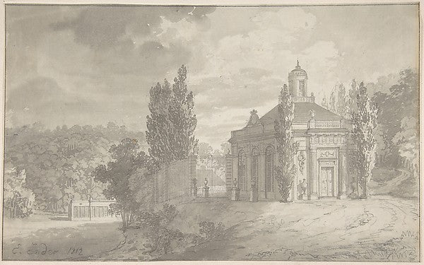 Garden Pavillion 1812-E. Ender ),  Poster Print Wall Art