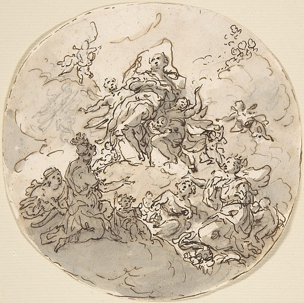 Apotheosis 1710–57-Attributed to Johann Georg Etgens, Poster Print