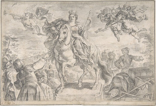 Europe 1728–74-Gottfried Bernhard Goetz,16x12"(A3) Poster