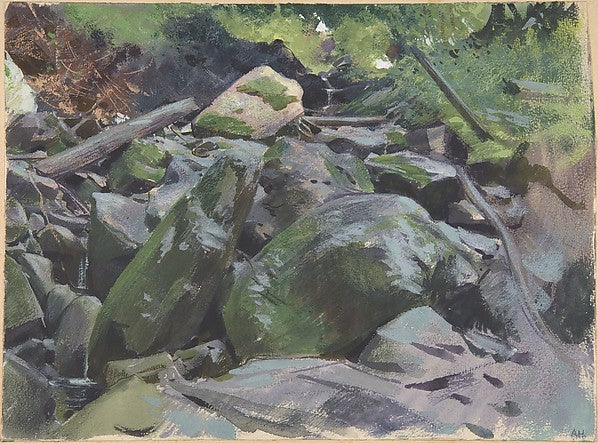 Landscape late 19th–early 20th cent-Adolph Hirémy-Hirschl ),16x12"(A3) Poster