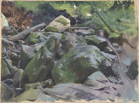 Landscape late 19th–early 20th cent-Adolph Hirémy-Hirschl ),16x12"(A3) Poster