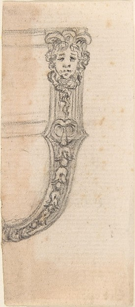 Design for a Clasp or Buckle 17th–18th cent-Anonymous, Italian, Poster Print