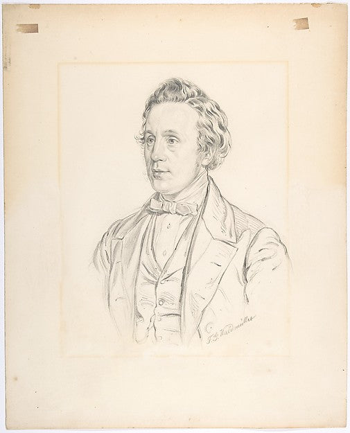 Portrait of Franz Jauner   Theater Director and Actor in Vienn,  Poster Print Wall Art