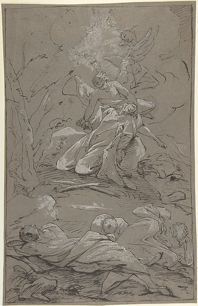 Christ in the Garden of Gethsemane 1712–62-Paul Troger,16x12"(A3) Poster