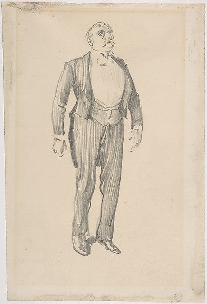 Conductor -  study from life second half 19th cent-George Du Mau,  Poster Print Wall Art