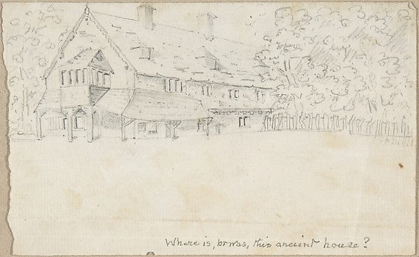 House 19th cent-Anonymous,British,19th cent,  Poster Print Wall Art