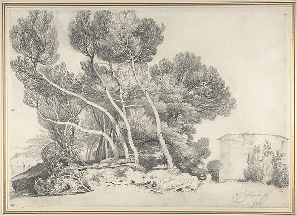 Landscape 1825–64-Alexandre Calame,16x12"(A3) Poster