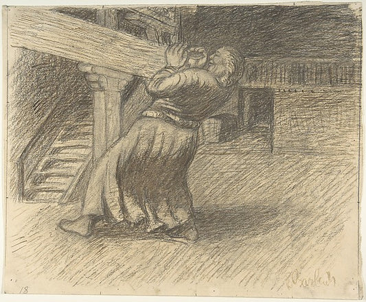 The Invisible 1911–1912-Ernst Barlach,16x12"(A3) Poster