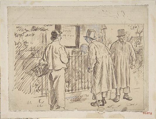 A Wolf in Sheep's Clothing 1870–1891-Charles Samuel Keene,16x12"(A3) Poster